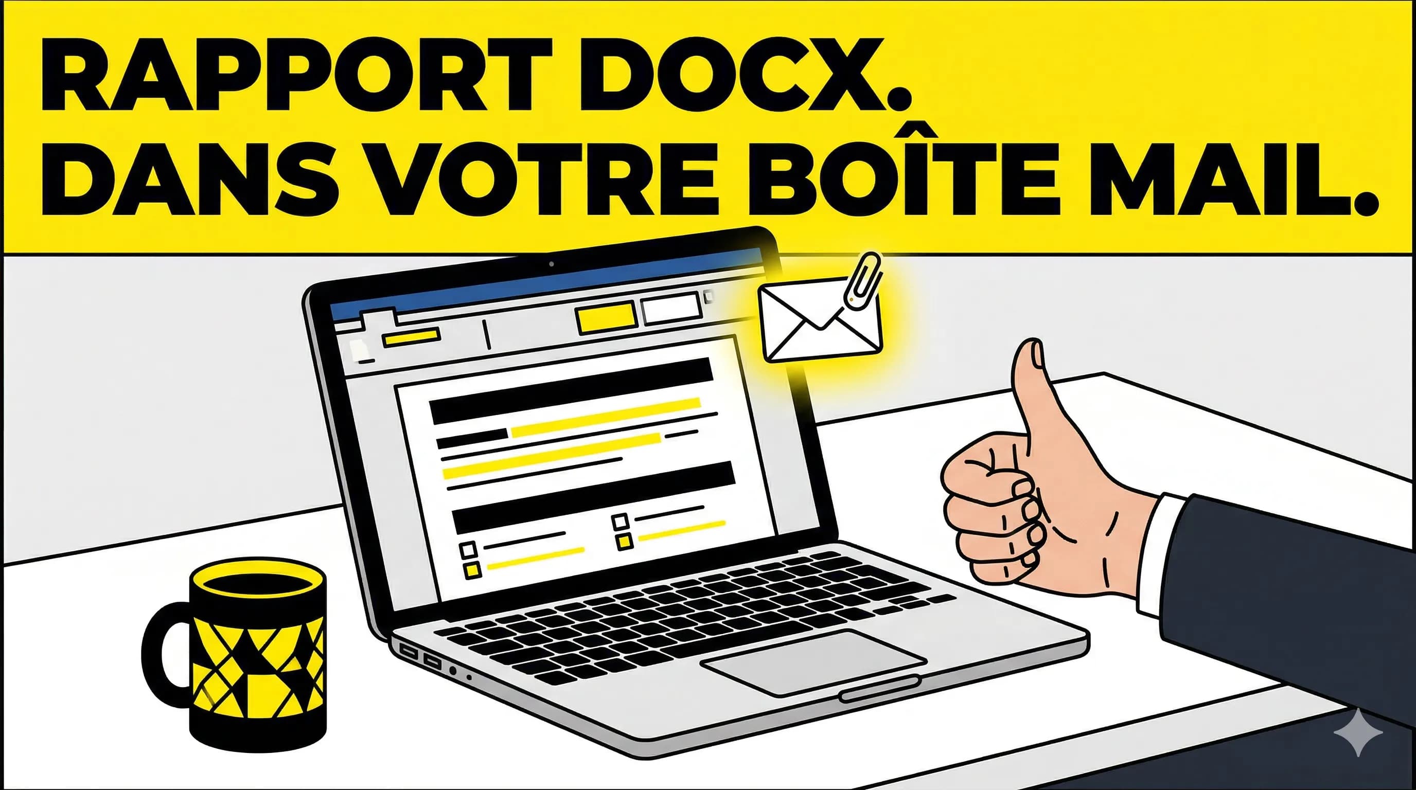 Rapport DOCX dans votre boîte mail